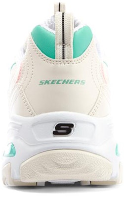 (Women) Skechers D'Lites 1.0 'White Teal' 896140-NTMT Shop (Women) Skechers D'Lites 1.0 'White Teal' 896140-NTMT