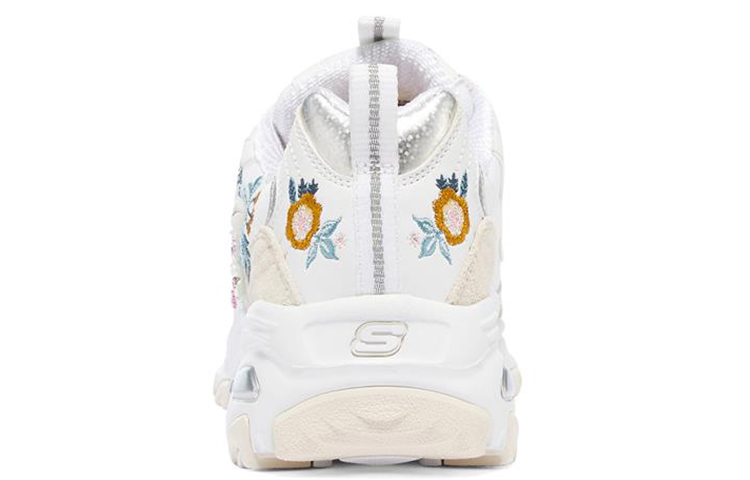 Shop Skechers D'LITES 1.0 低筒防磨老爹鞋 女款 白