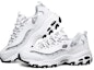Lookbook (W) Skechers D'Lites 1.0 Kasut Rendah Putih/Hitam 13169-WBK