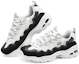 Lookbook (W) Skechers D'LITES 1.0 'Putih Hitam' 149792-WBK