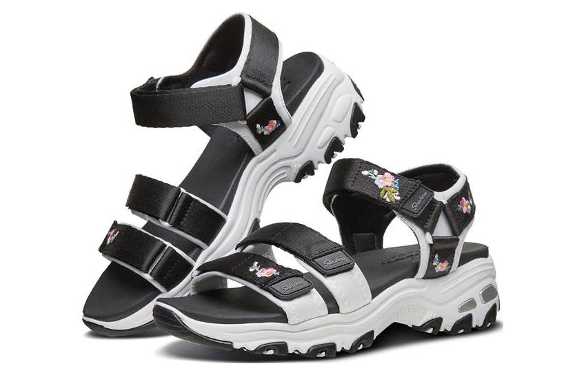 (W) Skechers D'Lites 1.0 'White Black' 圖 3