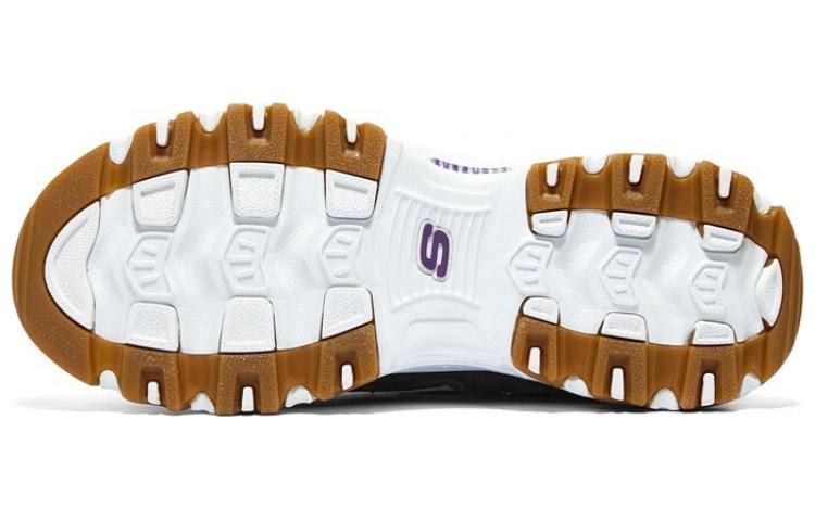 (W) Skechers D'lites 1.0 'White Black Brown' 圖 4