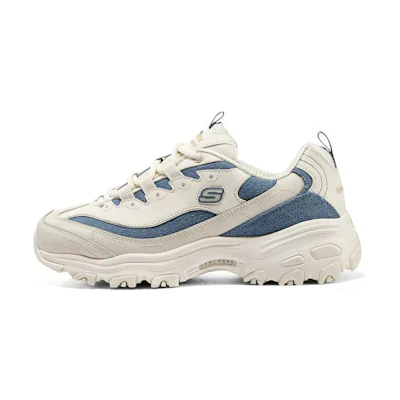 (W) Skechers D'LITES 1.0 'White Blue'
