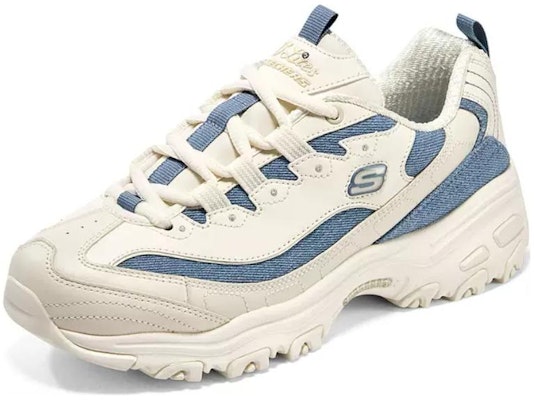 (W) Skechers D'LITES 1.0 'Putih Biru' 896202-NTBL Order (W) Skechers D'LITES 1.0 'Putih Biru' 896202-NTBL