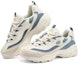 Lookbook (W) Skechers D'LITES 1.0 'Putih Biru' 896202-NTBL