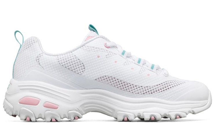 (W) Skechers D'Lites 1.0 Sneakers White/Blue/Pink 圖 2
