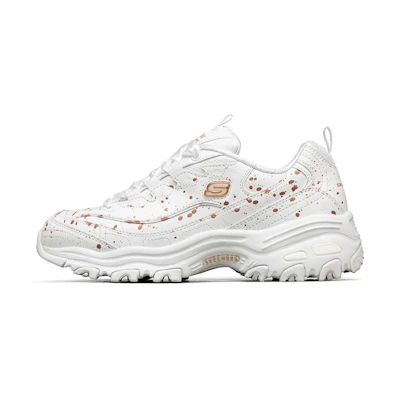(W) Skechers D'Lites 1.0 'White Gold'