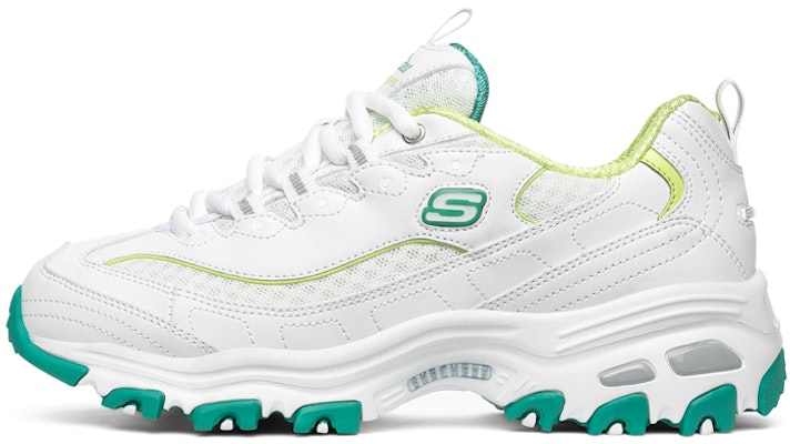 (Women) Skechers D Lites 1.0 Low-Top Running Shoes White/Green 99999863-WGR Buy (Women) Skechers D Lites 1.0 Low-Top Running Shoes White/Green 99999863-WGR