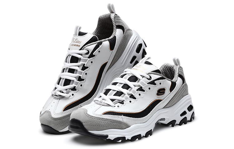 (W) Skechers D'Lites 1.0 'White Grey' 圖 3