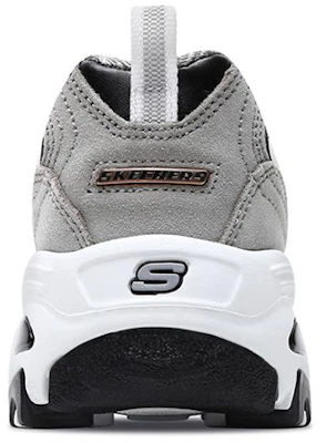 Skechers D'Lites 1.0 時尚耐磨休閒老爹鞋 女款 白灰 Shop Skechers D'Lites 1.0 時尚耐磨休閒老爹鞋 女款 白灰