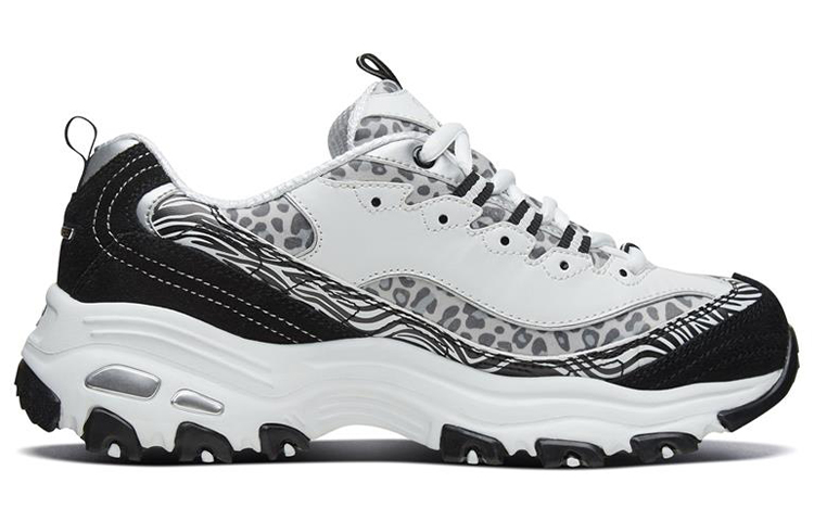 (W) Skechers D'lites 1.0 'Black White Gray' 圖 2