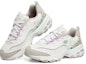 Lookbook (W) Skechers D'Lites 1.0 'Putih Kelabu Merah Jambu' 149642-WMLT