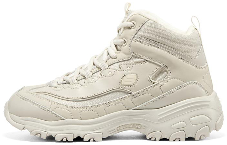 (W) Skechers DLites 1.0 Shoes 'Beige'