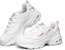 (W) Skechers D'lites 1.0 'Putih Bunga' 66666325-WHT