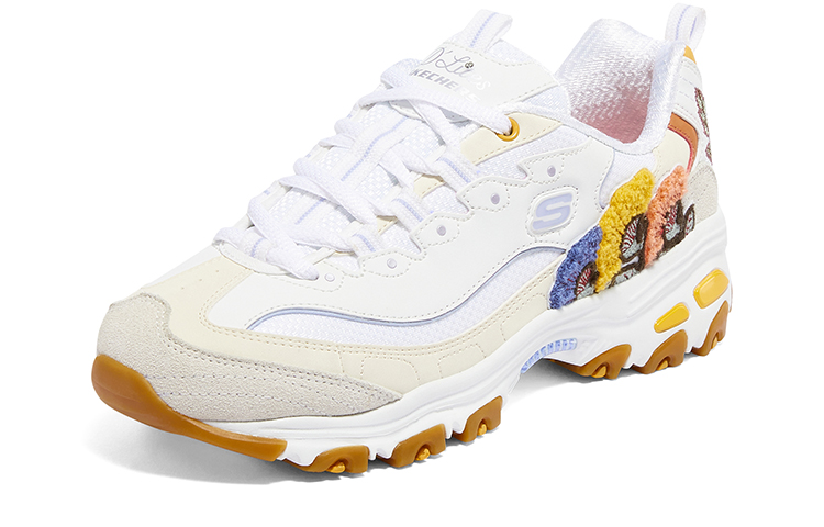 (W) Skechers D'Lites 1.0 Daddy Shoes White 圖 3