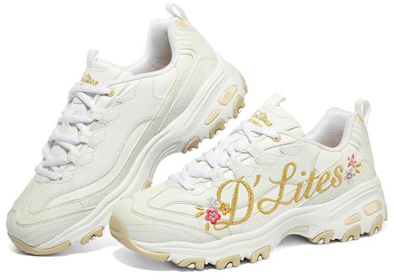 (W) スケッチャーズ D'Lites 1.0 白×黄 149640-WMLT Lookbook (W) スケッチャーズ D'Lites 1.0 白×黄 149640-WMLT