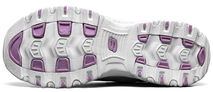 Skechers D‘Lites 1.0 低幫老爹鞋 女款 白紫色 Purchase Skechers D‘Lites 1.0 低幫老爹鞋 女款 白紫色