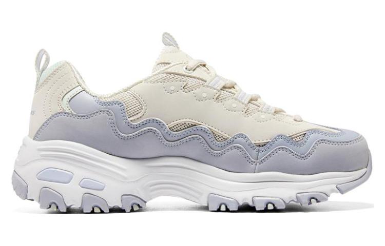 Order (Women) Skechers D'LITES 1.0 'White Purple' 149792-WPW
