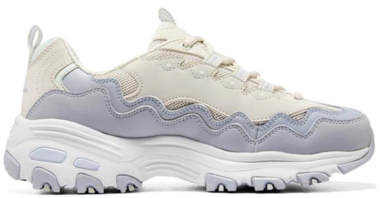 (Women) Skechers D'LITES 1.0 'White Purple' 149792-WPW Order (Women) Skechers D'LITES 1.0 'White Purple' 149792-WPW