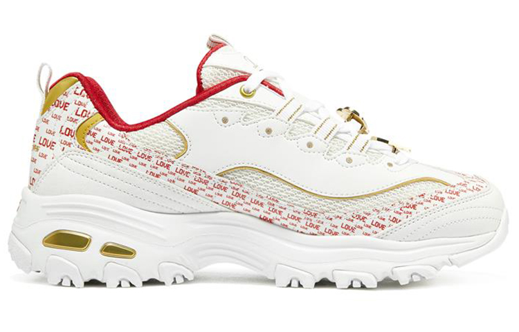 (W) Skechers D'Lites 1.0 'White Red' 圖 2