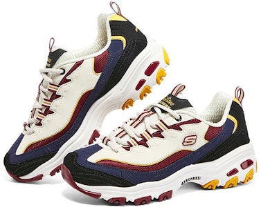 (W) スケッチャーズ D'LITES 1.0 白紺赤 149781-NTBG Lookbook (W) スケッチャーズ D'LITES 1.0 白紺赤 149781-NTBG