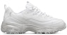 (W) Skechers D'Lites 1.0 Kasut Lari Rendah Putih/Perak 149231-WSL