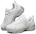 (W) Skechers D'Lites 1.0 Kasut Lari Rendah Putih/Perak 149231-WSL