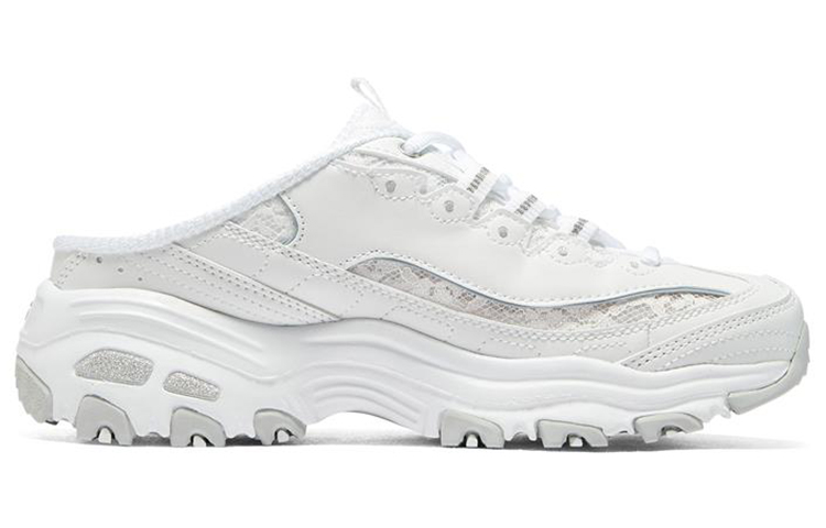 (W) Skechers D'lites 1.0 'White Silver' 圖 2