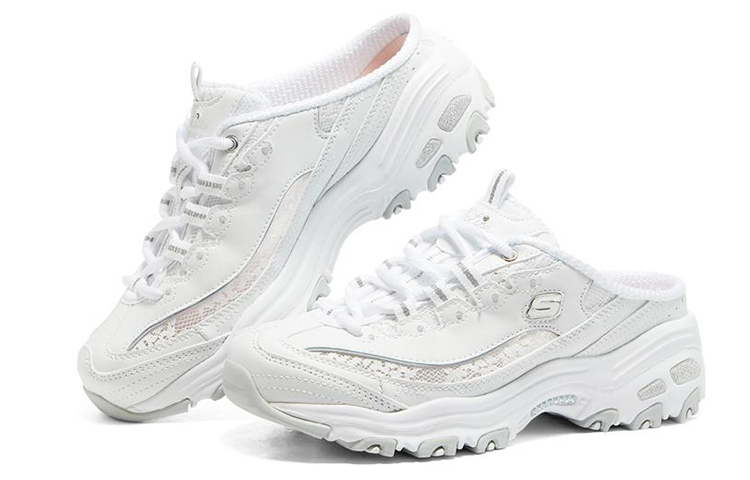 (W) Skechers D'lites 1.0 'White Silver' 圖 3