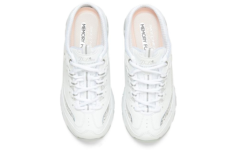 (W) Skechers D'lites 1.0 'White Silver' 圖 4