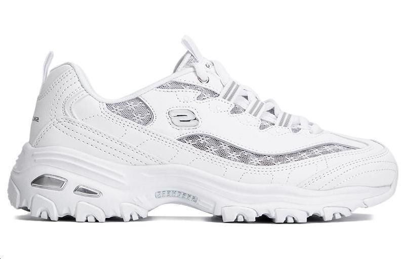 Order Skechers D'LITES 1.0 減震防滑耐磨 低筒 老爹鞋 女款 白銀色