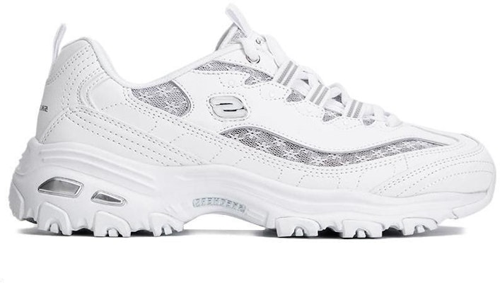 (W) Skechers D'LITES 1.0 'Putih Perak' 896235-WSL Order (W) Skechers D'LITES 1.0 'Putih Perak' 896235-WSL
