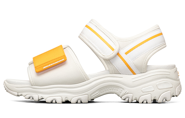 Buy Skechers D‘Lites 1.0 露趾平底運動涼鞋 女款 黃白