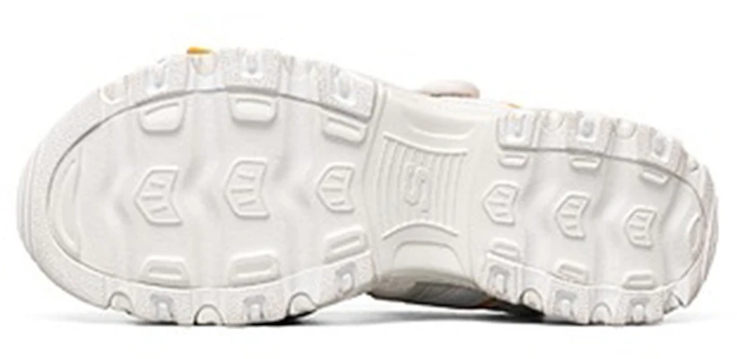 Skechers D‘Lites 1.0 露趾平底運動涼鞋 女款 黃白 Shop Skechers D‘Lites 1.0 露趾平底運動涼鞋 女款 黃白