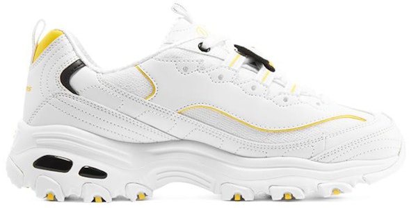 (W) Skechers D'Lites 1.0 'Putih Kuning' 896140-WYL Order (W) Skechers D'Lites 1.0 'Putih Kuning' 896140-WYL