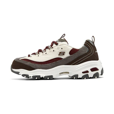 (W) Skechers D'Lites 1.0 'Wine Red Brown'