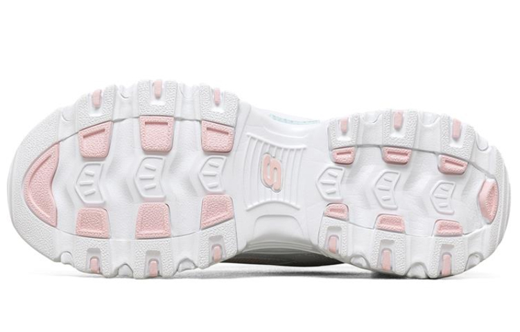 (W) Skechers D'Lites 1.0 'White Light Pinkred Light Green' 圖 5