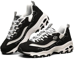 (W) Skechers D Lites 1.0 Sepatu Chunky Rendah Hitam 149463-BKW Lookbook (W) Skechers D Lites 1.0 Sepatu Chunky Rendah Hitam 149463-BKW
