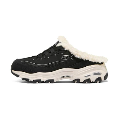 (W) Skechers D'Lites 1.0 'Black'
