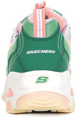 (Women) Skechers D'Lites 1.0 Dad Shoes Green/Pink 149906-GRPK Purchase (Women) Skechers D'Lites 1.0 Dad Shoes Green/Pink 149906-GRPK