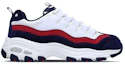 Lookbook (W) Skechers D'Lites 1.0 Kasut Chunky Rendah Putih/Biru 13141-WNVR