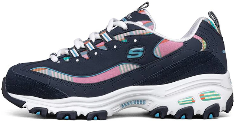(W) Skechers D'Lites 1.0 Sepatu Lari Rendah Biru 149467-NVMT Buy (W) Skechers D'Lites 1.0 Sepatu Lari Rendah Biru 149467-NVMT