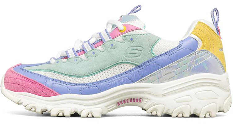 (W) Skechers D'lites 1.0 Kasut Lari Low-Top Biru/Merah Jambu/Kuning 149475-WMLT Buy (W) Skechers D'lites 1.0 Kasut Lari Low-Top Biru/Merah Jambu/Kuning 149475-WMLT