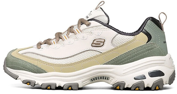 (Women) Skechers D'Lites 1.0 Low-Top Running Shoes Green '' 13167-NTOL Buy (Women) Skechers D'Lites 1.0 Low-Top Running Shoes Green '' 13167-NTOL