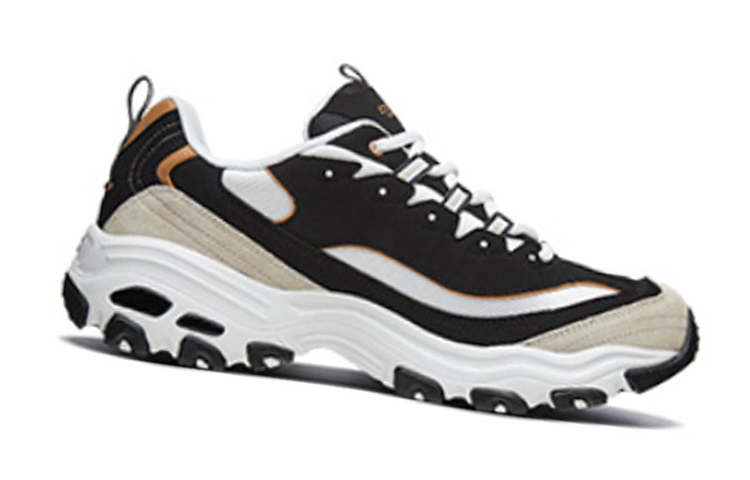 Order Skechers D‘LITES 1.0 金熊貓 低筒 懷舊風 女款 黑金