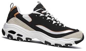 (W) 斯凯奇D Lites 1.0 低帮跑鞋 黑金款 66666228-BKGD Order (W) 斯凯奇D Lites 1.0 低帮跑鞋 黑金款 66666228-BKGD