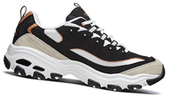 (Women) Skechers D Lites 1.0 Low-Top Running Shoes Black/Gold 66666228-BKGD Order (Women) Skechers D Lites 1.0 Low-Top Running Shoes Black/Gold 66666228-BKGD