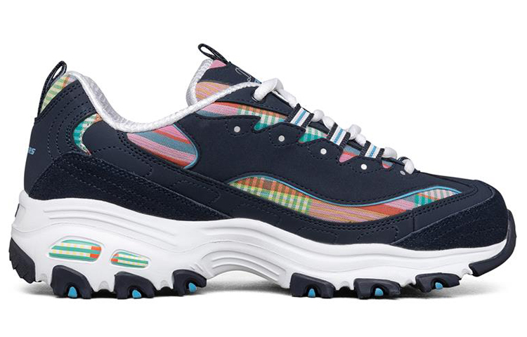 Order (W) Skechers D'Lites 1.0 Sepatu Lari Rendah Biru 149467-NVMT