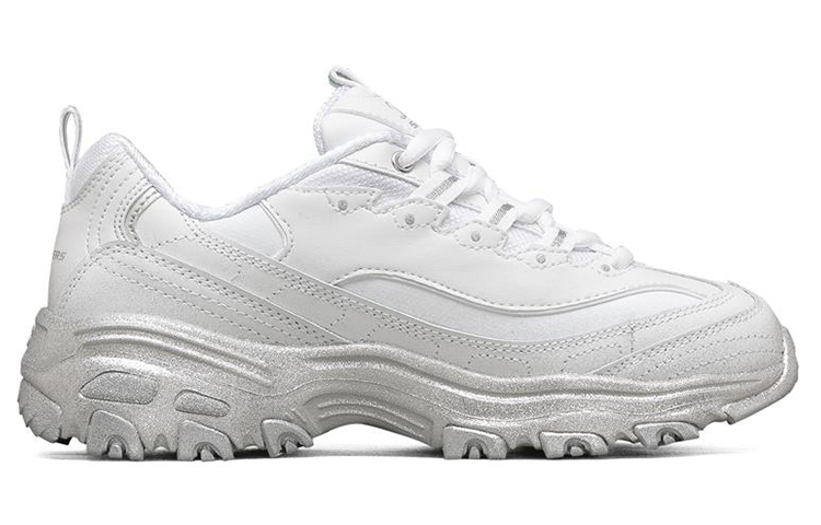 Order (W) スケッチャーズ D'Lites 1.0 白/銀 ローカット 149231-WSL