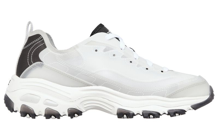 Order (W) Skechers D'Lites 1.0 Tenis Low-Top para Correr Gris 149235-WBK